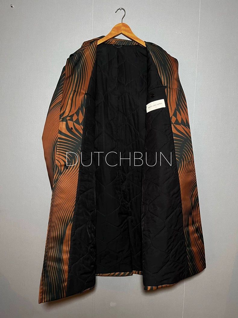 Dries Van Noten Dries Van Noten Stripe Print Coat Archive Size US L / EU 52-54 / 3 - 6 Thumbnail