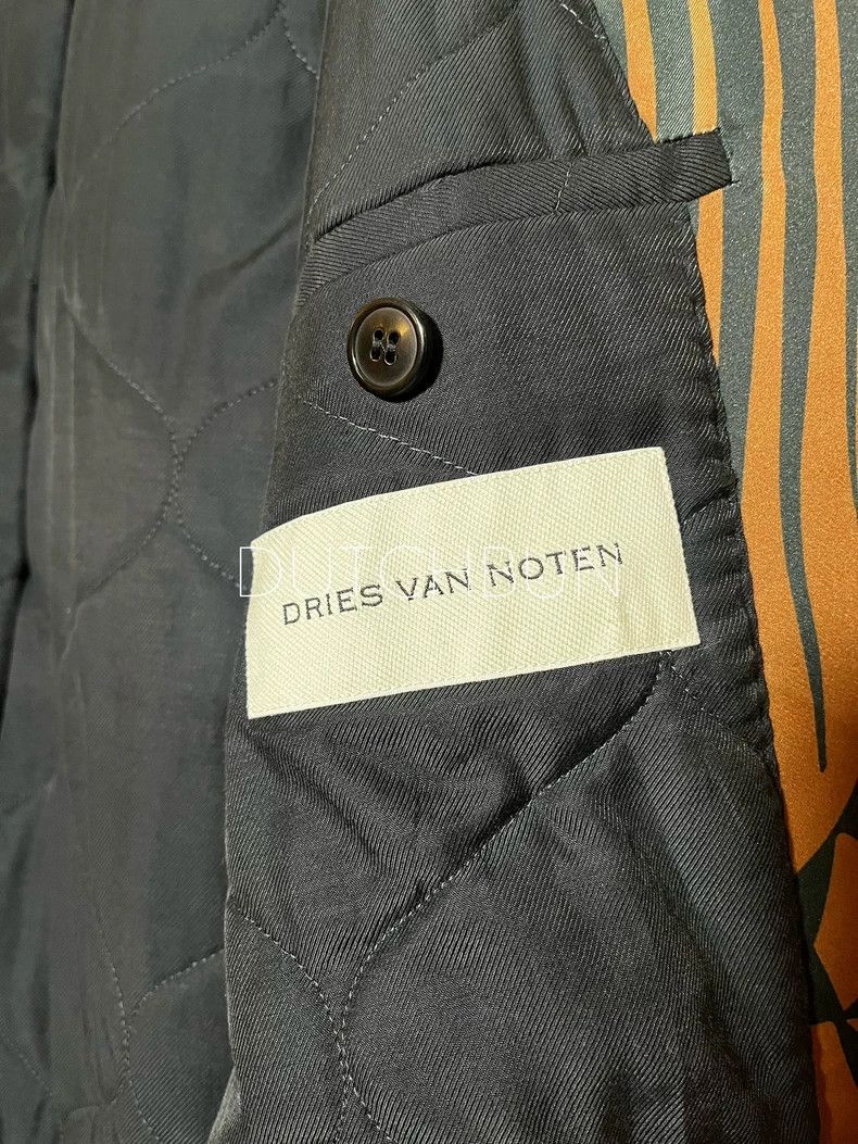 Dries Van Noten Dries Van Noten Stripe Print Coat Archive Size US L / EU 52-54 / 3 - 7 Thumbnail