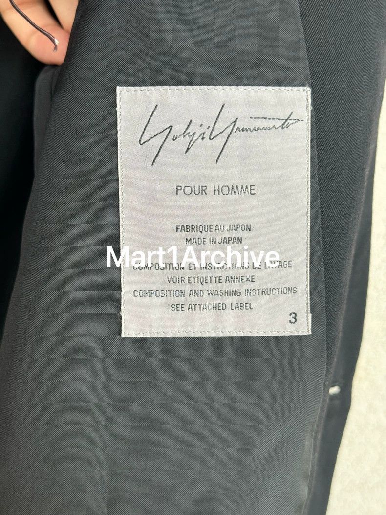 Yohji Yamamoto Yohji Yamamoto 02SS Embroidered Trench Coat Size US XS / EU 42 / 0 - 8 Thumbnail