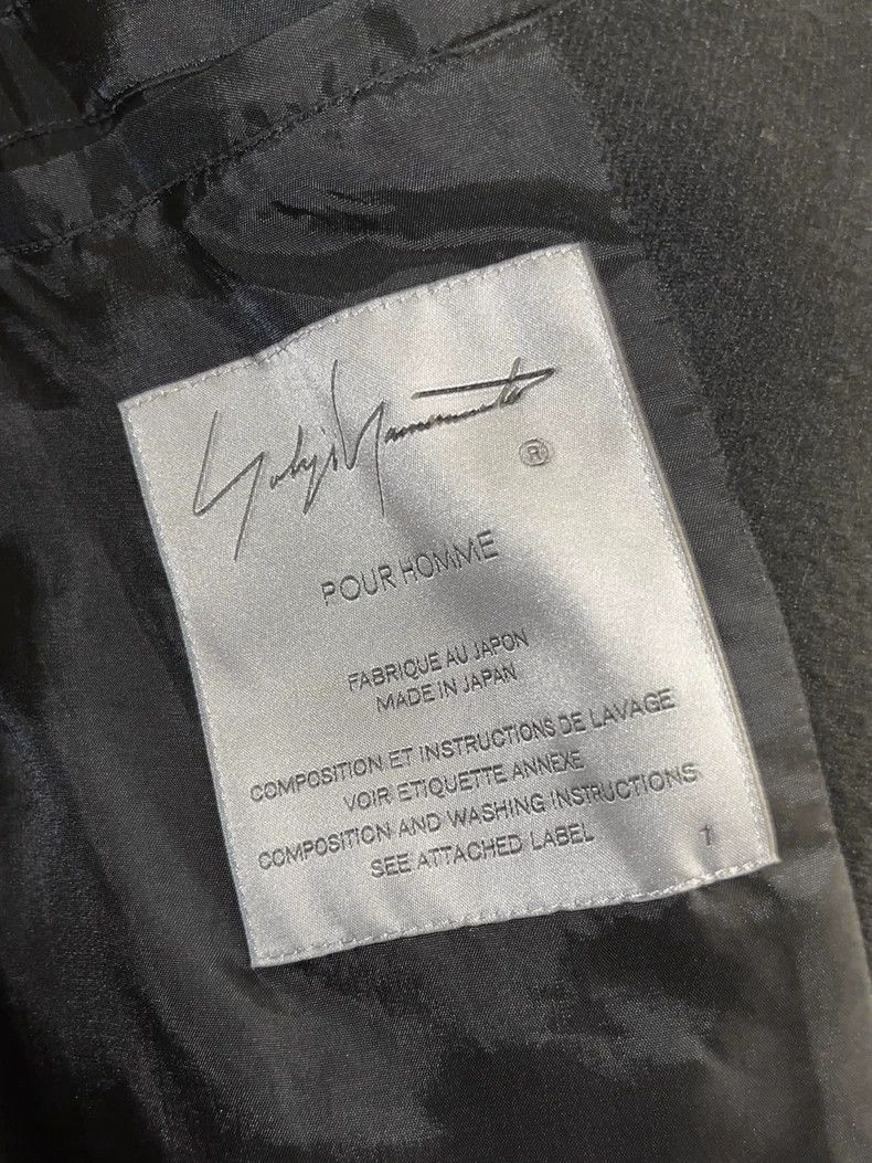 Yohji Yamamoto Yohji Yamamoto 23AW Flannel Wool Coat Size US XS / EU 42 / 0 - 2 Thumbnail