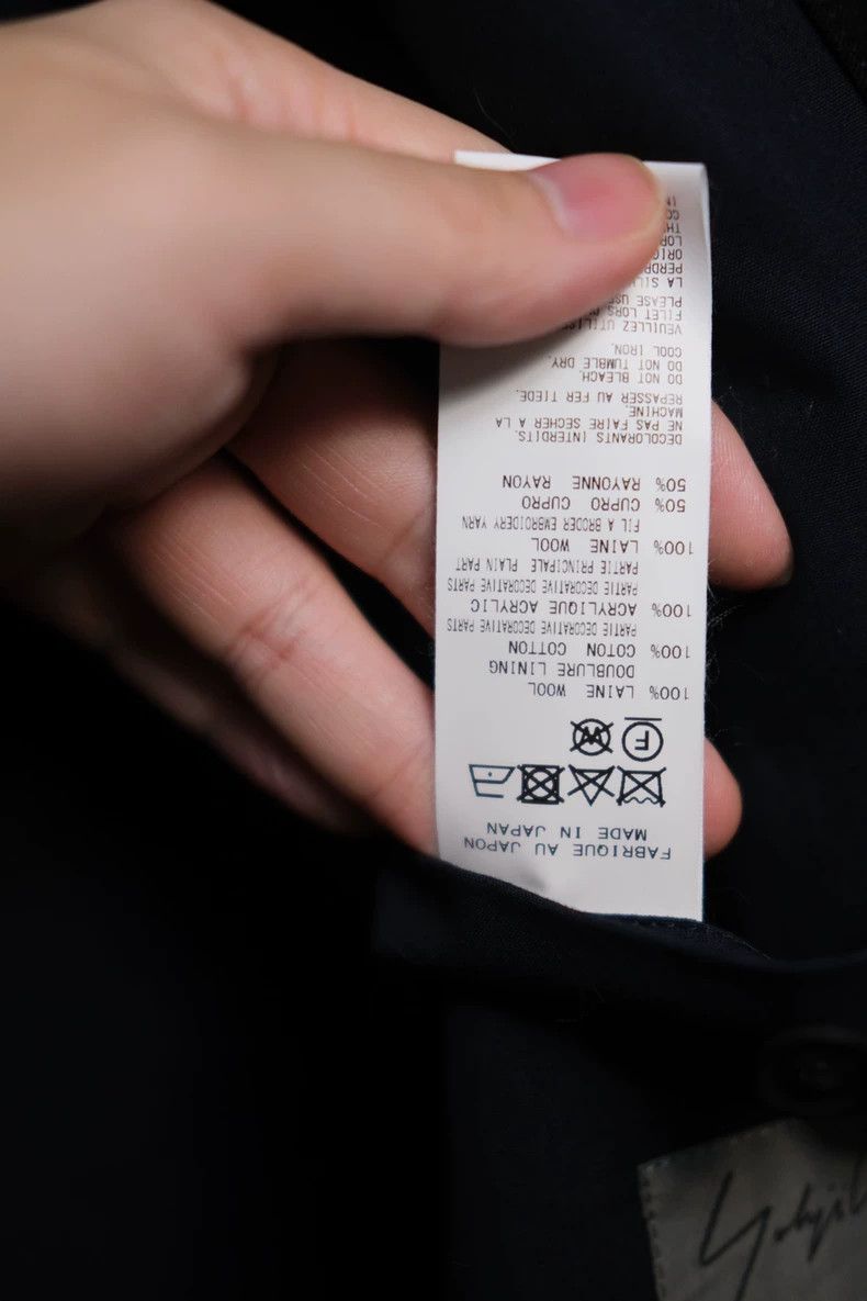 Yohji Yamamoto Yohji Yamamoto Star Embroidery Coat Size US S / EU 44-46 / 1 - 9 Thumbnail