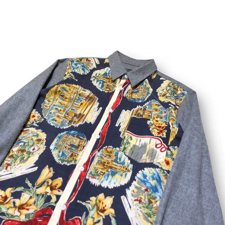 Comme des Garcons Comme des Garcons Wool Printed Archive Shirt Size US M / EU 48-50 / 2 - 2 Thumbnail