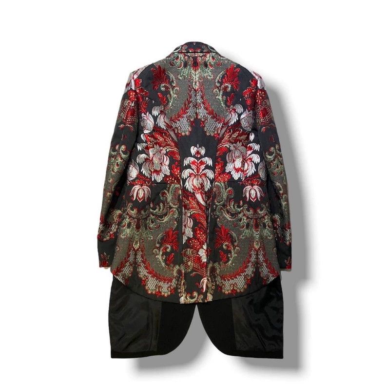 Comme des Garcons COMME des GARCONS HOMME PLUS Embroidered Long Blazer Size US XS / EU 42 / 0 - 3 Thumbnail