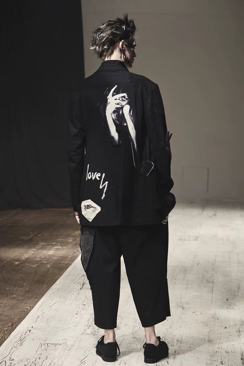 Yohji Yamamoto Yohji Yamamoto Eye Patch Coat Size US M / EU 48-50 / 2 - 2 Thumbnail