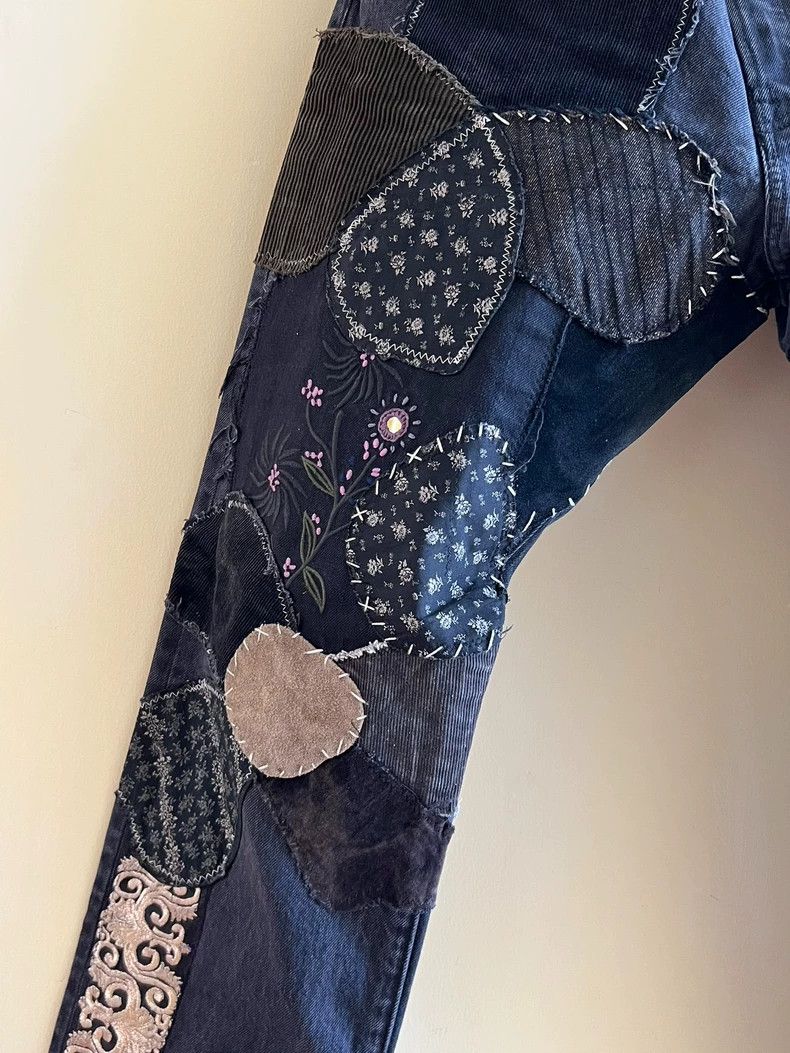 Kapital KAPITAL Patchwork Denim Jeans Size US 34 / EU 50 - 4 Thumbnail
