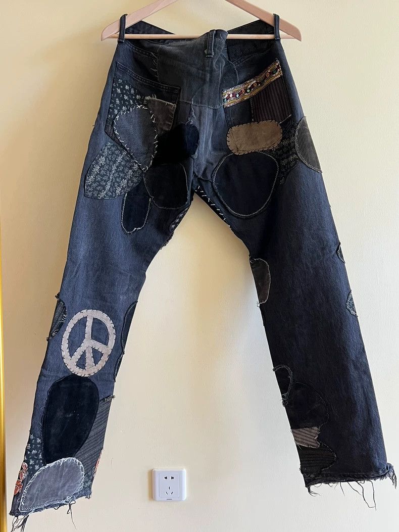 Kapital KAPITAL Patchwork Denim Jeans Size US 34 / EU 50 - 7 Thumbnail