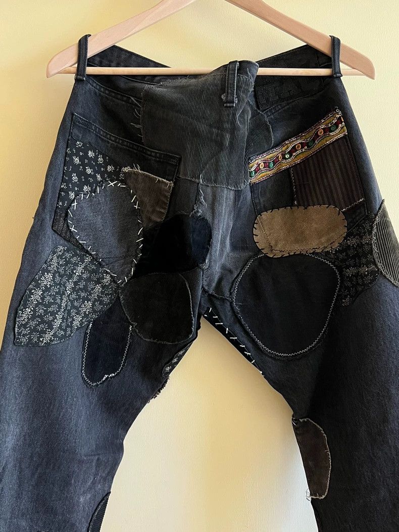 Kapital KAPITAL Patchwork Denim Jeans Size US 34 / EU 50 - 8 Thumbnail