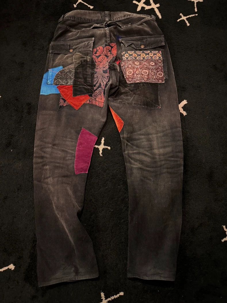 Kapital kapital archive 2014 patchwork corduroy pants Size US 32 / EU 48 - 2 Thumbnail