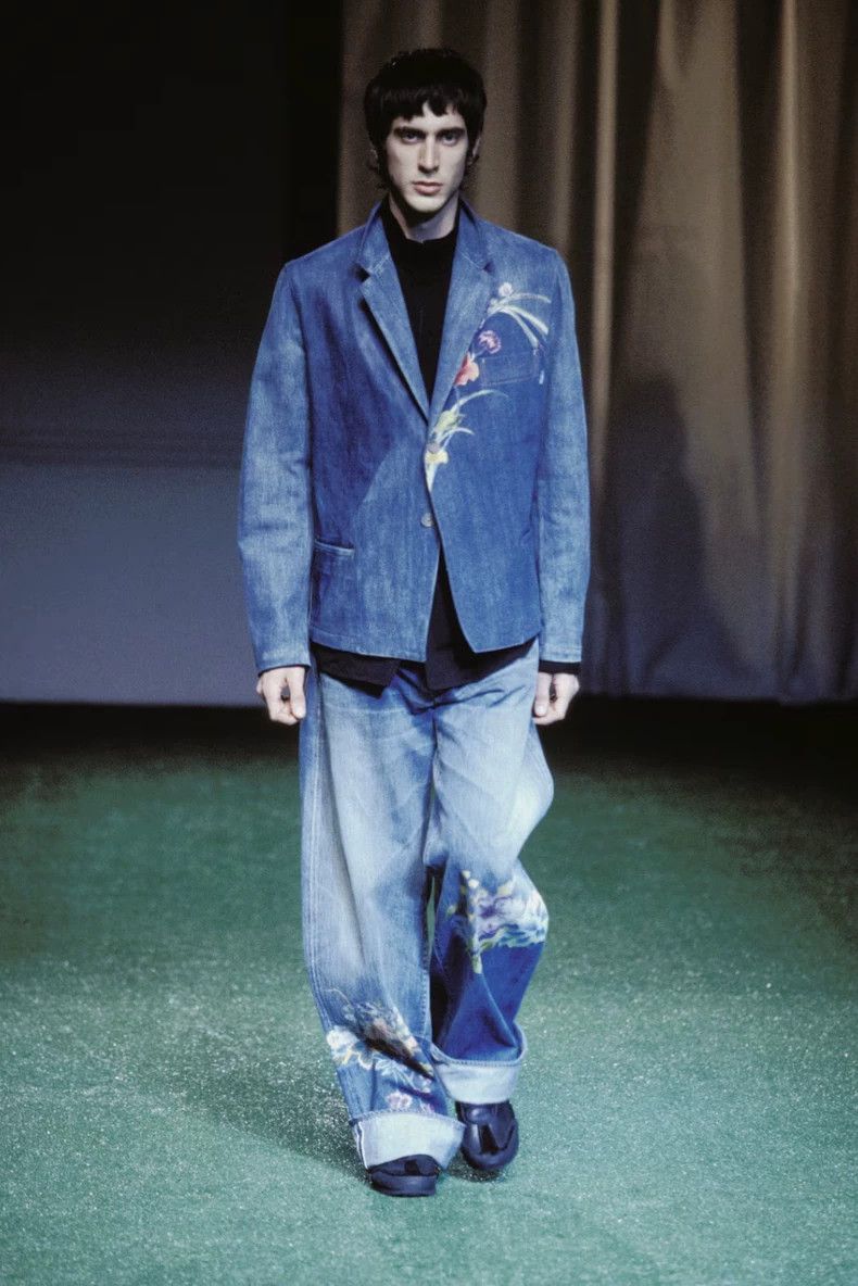 Yohji Yamamoto Yohji Yamamoto 02AW Denim Jacket Size US S / EU 44-46 / 1 - 6 Thumbnail