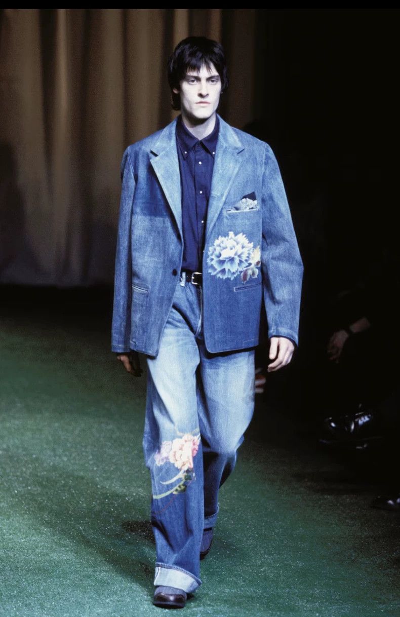 Yohji Yamamoto Yohji Yamamoto 02AW Denim Jacket Size US S / EU 44-46 / 1 - 5 Thumbnail
