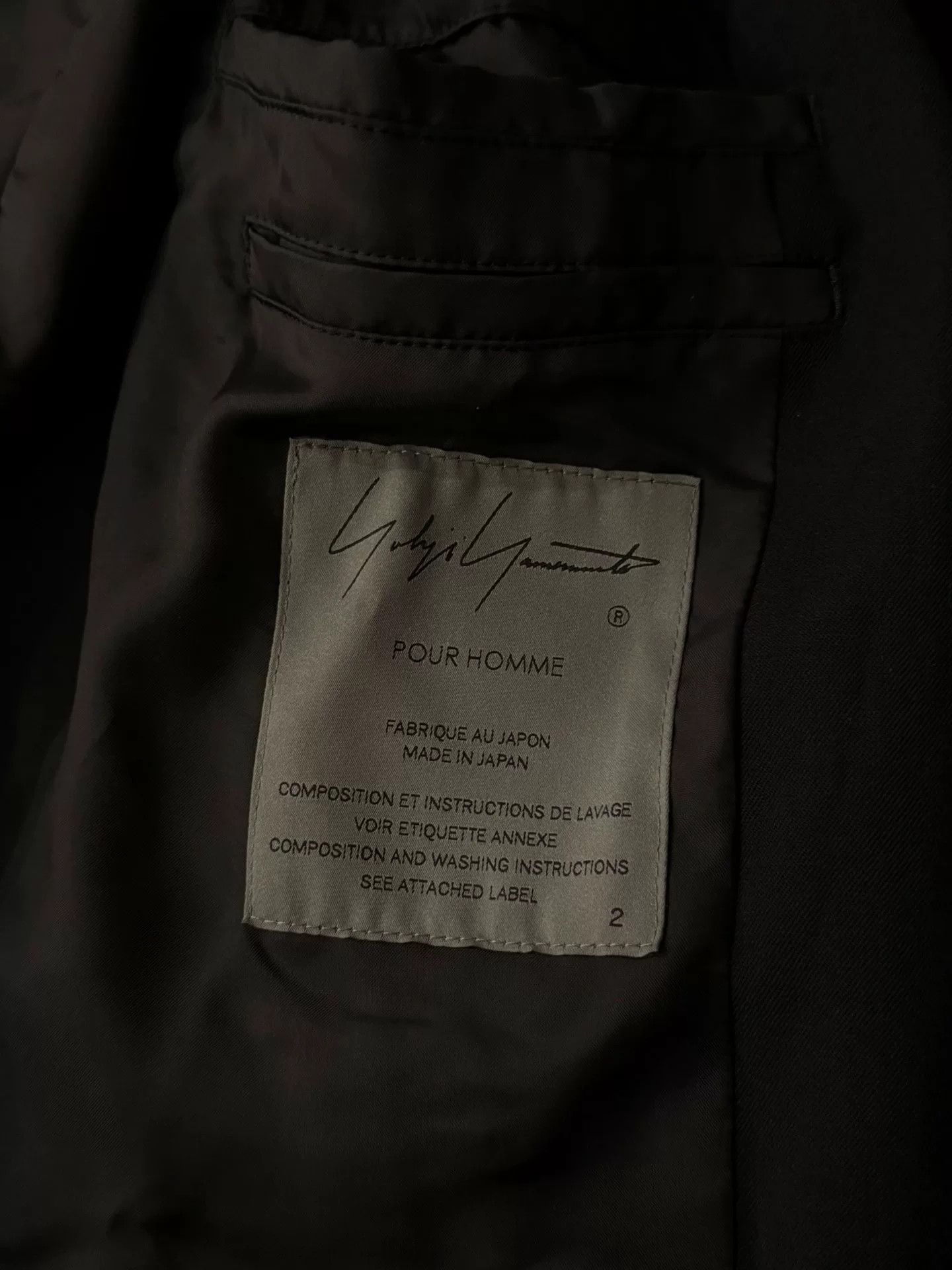 Yohji Yamamoto Yohji Yamamoto Wool Art Print Coat Size US S / EU 44-46 / 1 - 6 Thumbnail