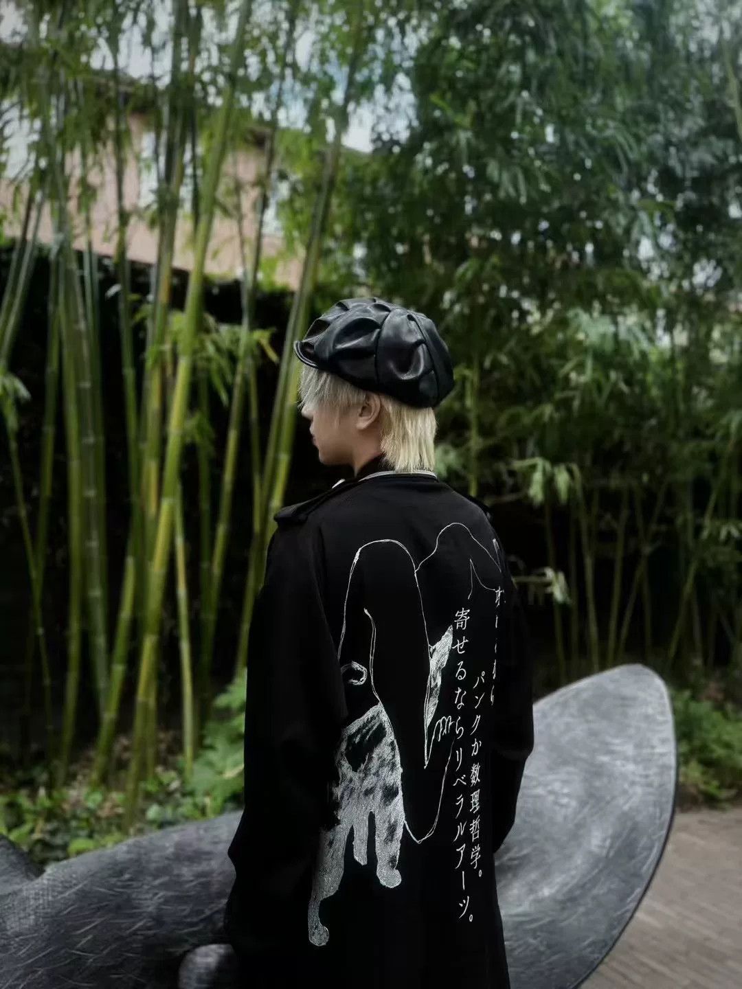 Yohji Yamamoto Yohji Yamamoto Eye Embroidery Coat Size US S / EU 44-46 / 1 - 9 Thumbnail