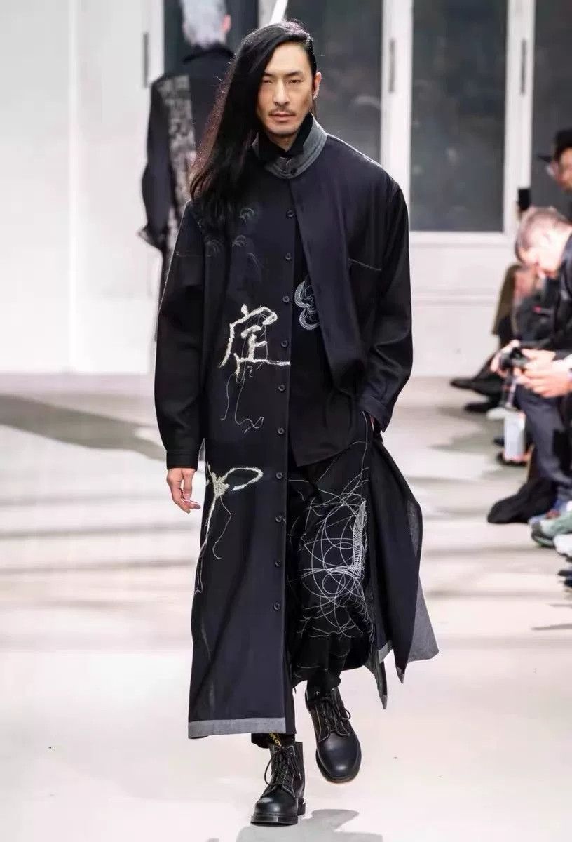 Yohji Yamamoto Yohji Yamamoto 19AW Fringe Coat Size US XXL / EU 58 / 5 - 8 Thumbnail