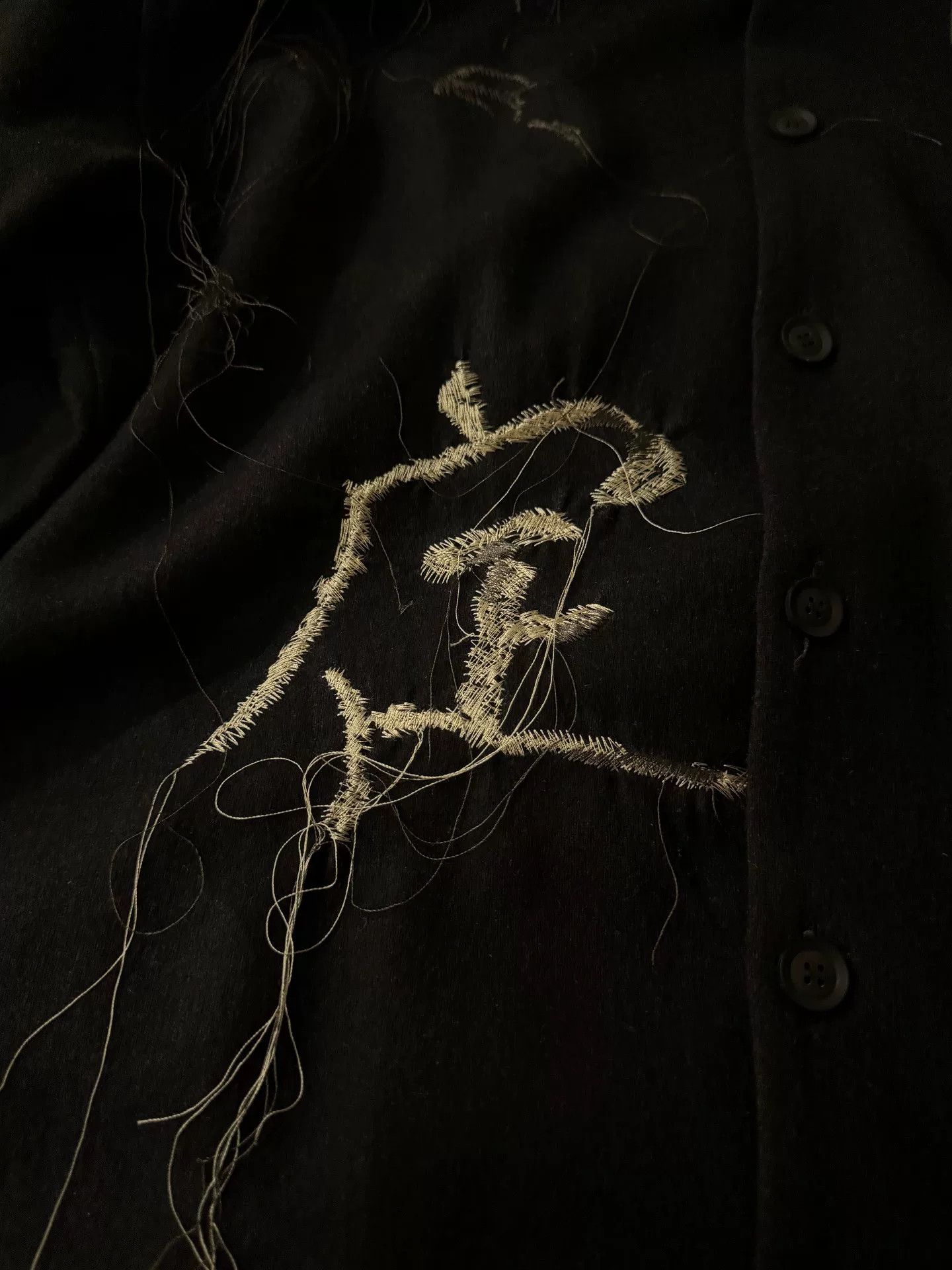 Yohji Yamamoto Yohji Yamamoto 19AW Fringe Coat Size US XXL / EU 58 / 5 - 2 Thumbnail