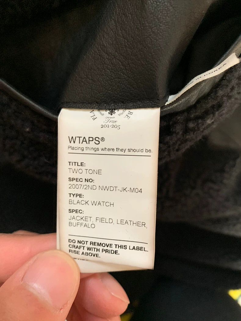 Wtaps Wtaps Vintage Leather Shearling Jacket Size US L / EU 52-54 / 3 - 5 Thumbnail
