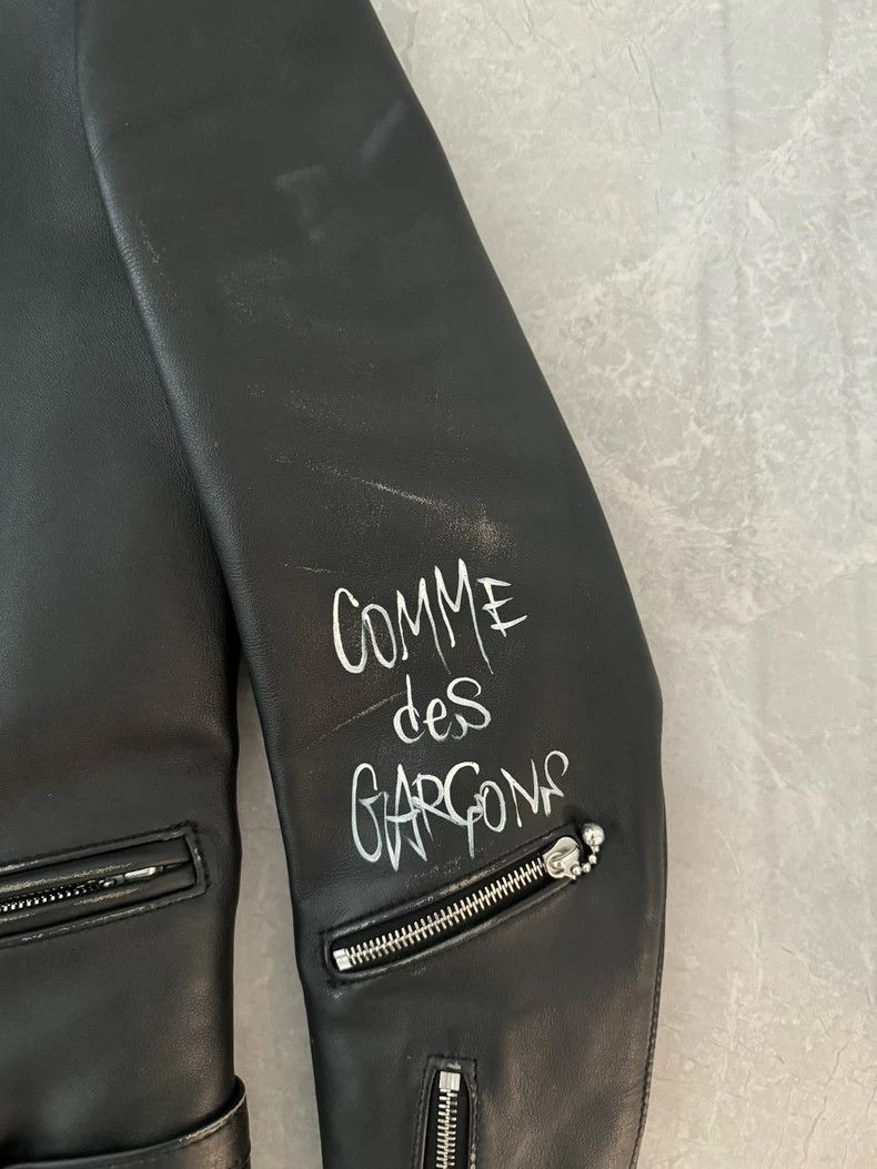 Comme des Garcons Comme des Garcons Leather Jacket Size US S / EU 44-46 / 1 - 3 Thumbnail