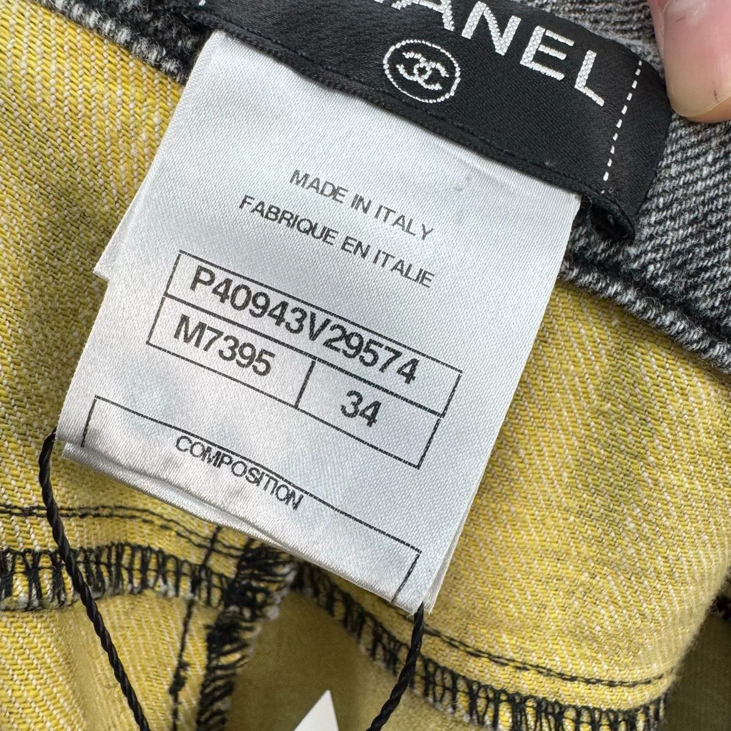 Chanel Chanel Daisy Logo Embroidered Denim Pants Size US 34 / EU 50 - 7 Thumbnail