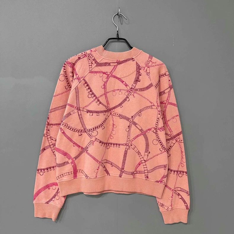 Hermes Hermes Ribbed Crewneck Print Sweater Size US XL / EU 56 / 4 - 3 Thumbnail