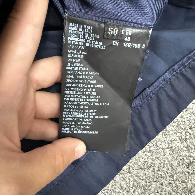 Prada Prada Navy Blue Nylon Coat Size US L / EU 52-54 / 3 - 4 Thumbnail
