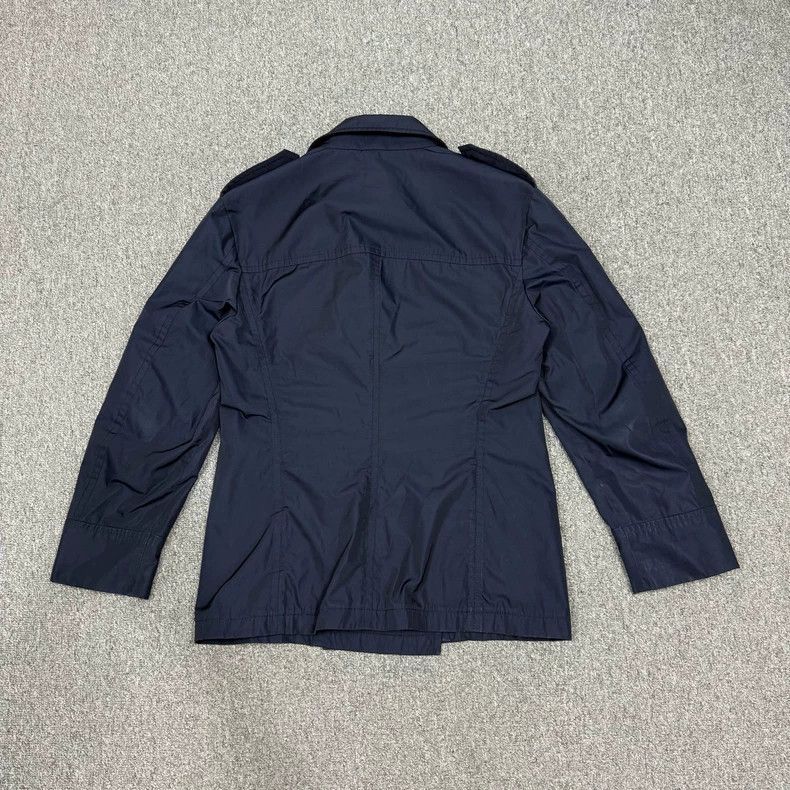 Prada Prada Navy Blue Nylon Coat Size US L / EU 52-54 / 3 - 2 Thumbnail
