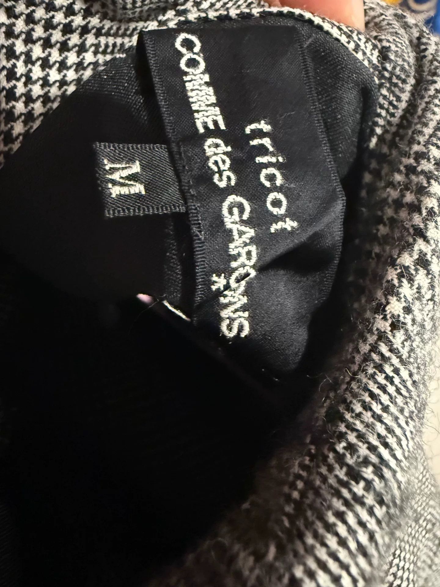 Comme des Garcons CDG Tricot Wool Check Midi Dress Size US M / EU 48-50 / 2 - 3 Thumbnail