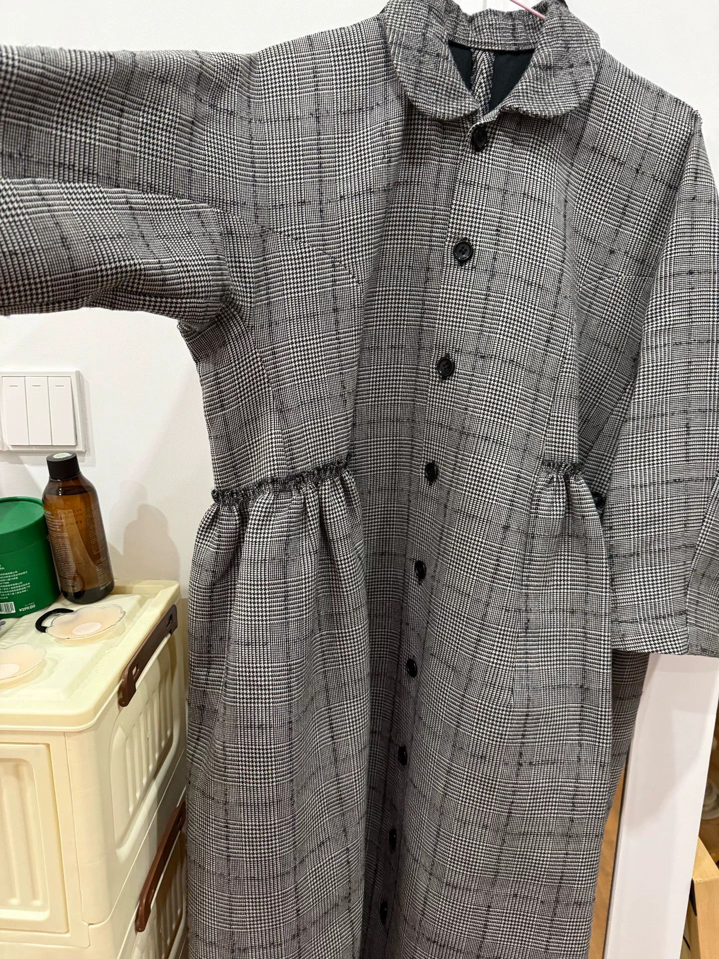 Comme des Garcons CDG Tricot Wool Check Midi Dress Size US M / EU 48-50 / 2 - 2 Thumbnail