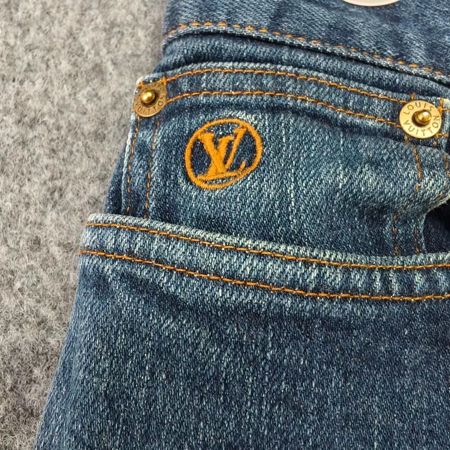 Louis Vuitton Louis Vuitton Logo Denim Jeans Size US 30 / EU 46 - 3 Thumbnail