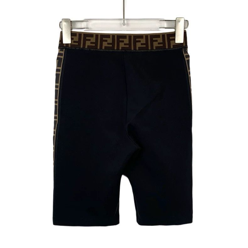 Fendi Fendi Black Side Logo Casual Shorts Size US 38 / EU 54 - 2 Thumbnail