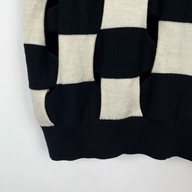 Fendi Fendi Black White Check Wool Vest Size US M / EU 48-50 / 2 - 4 Thumbnail
