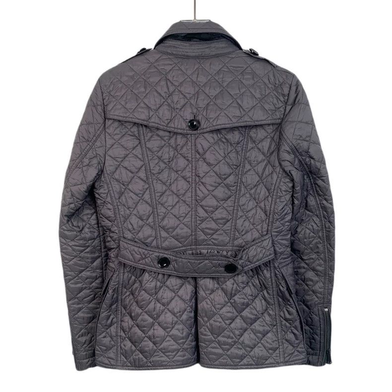 Burberry Burberry Brit Gray Quilted Cotton Coat Size US S / EU 44-46 / 1 - 2 Thumbnail