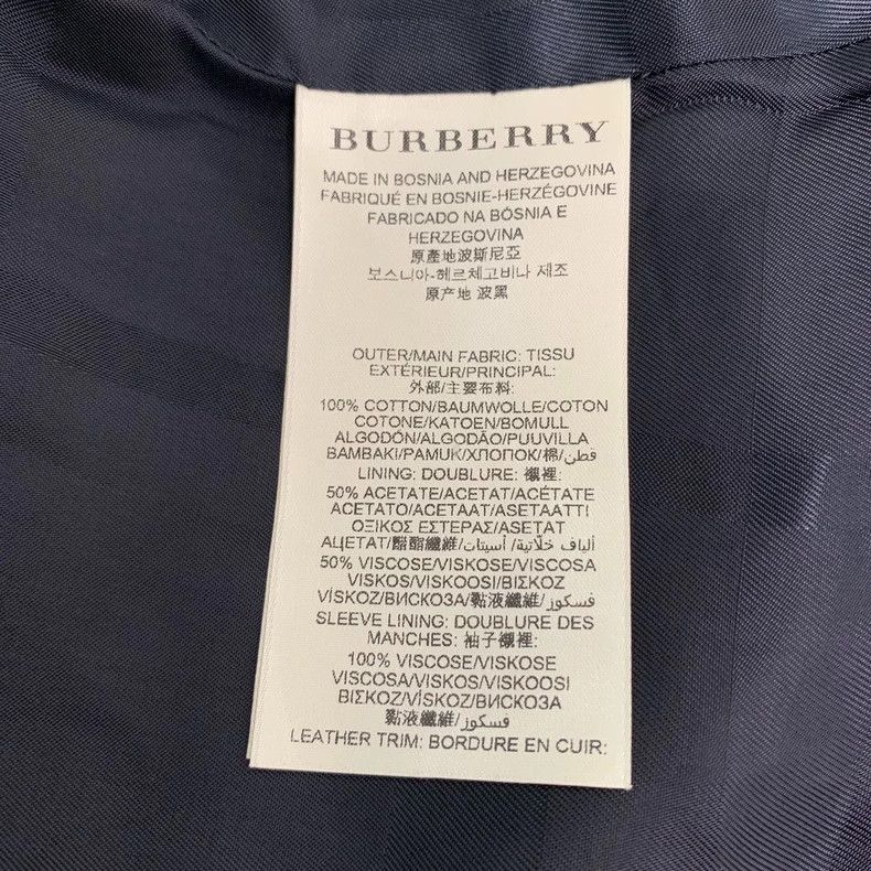Burberry Burberry Brown Leopard Trench Coat Size US XS / EU 42 / 0 - 6 Thumbnail