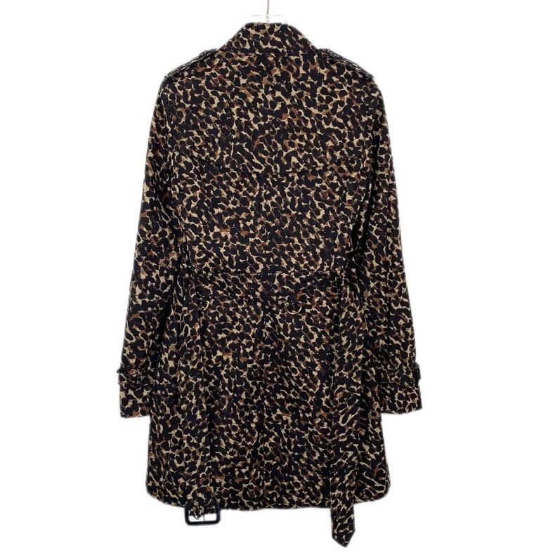 Burberry Burberry Brown Leopard Trench Coat Size US XS / EU 42 / 0 - 2 Thumbnail