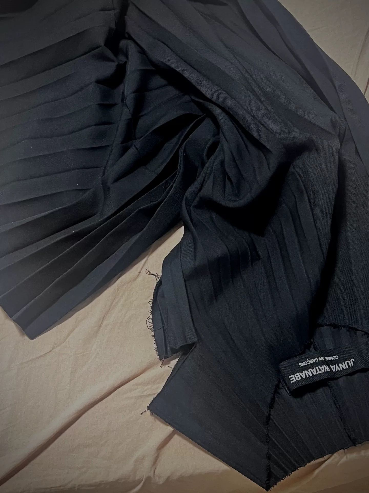 Junya Watanabe black pleated dress by junya watanabe Size US M / EU 48-50 / 2 - 2 Thumbnail
