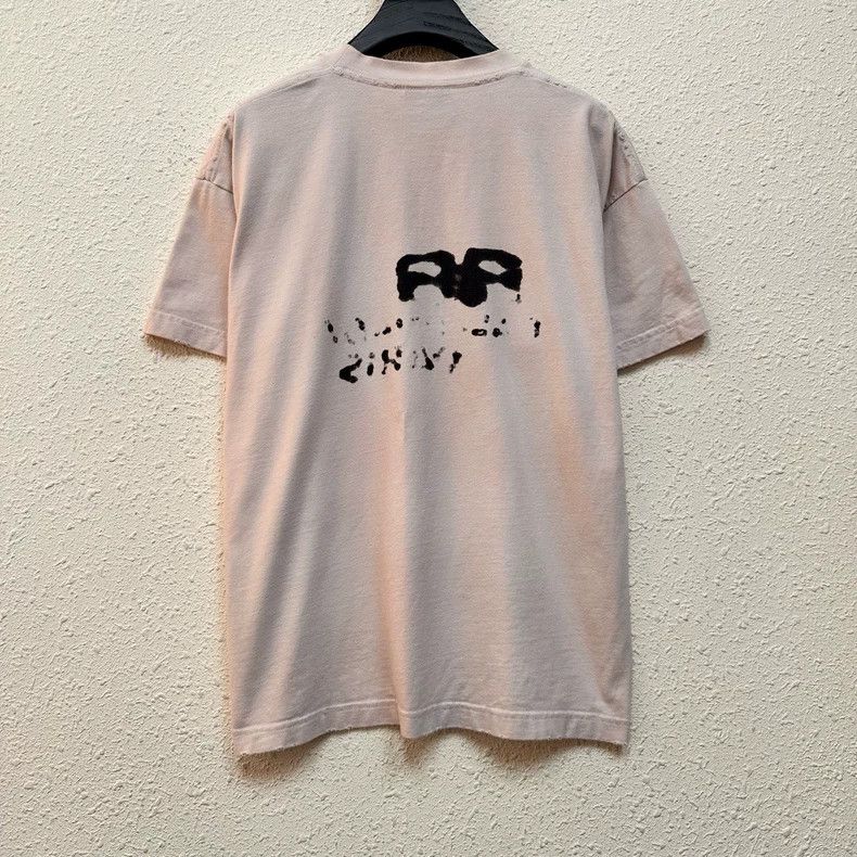 Balenciaga Balenciaga Graffiti Logo Pink Tee Size US XS / EU 42 / 0 - 2 Thumbnail