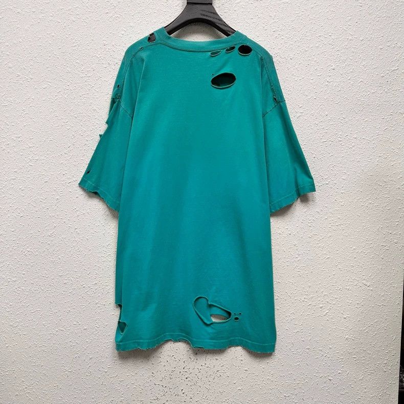 Balenciaga Balenciaga Distressed Logo Short Sleeve Size US XS / EU 42 / 0 - 2 Thumbnail