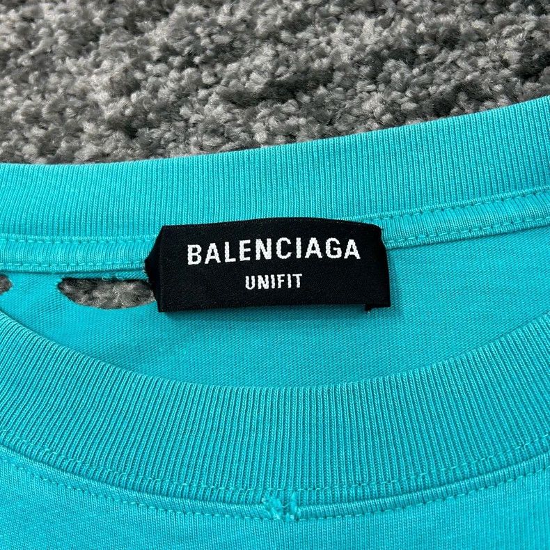 Balenciaga Balenciaga Distressed Logo Short Sleeve Size US XS / EU 42 / 0 - 4 Thumbnail
