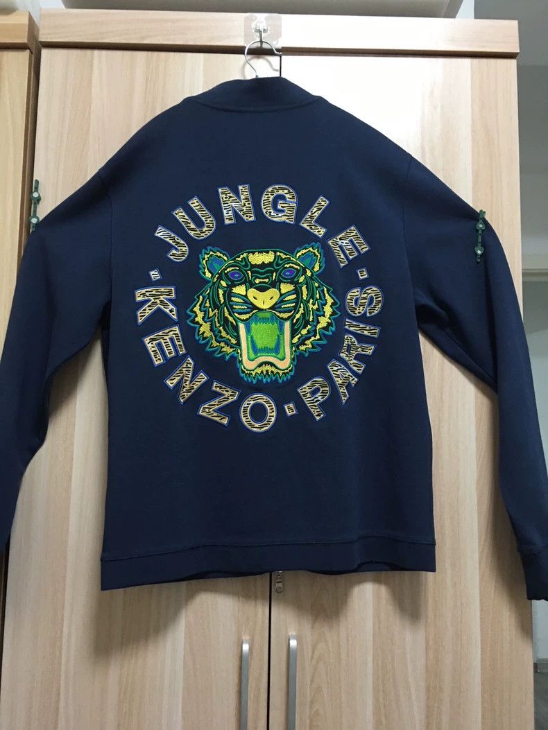 Kenzo KENZO Men's Blue Sweatshirt Jacket Size US L / EU 52-54 / 3 - 3 Thumbnail