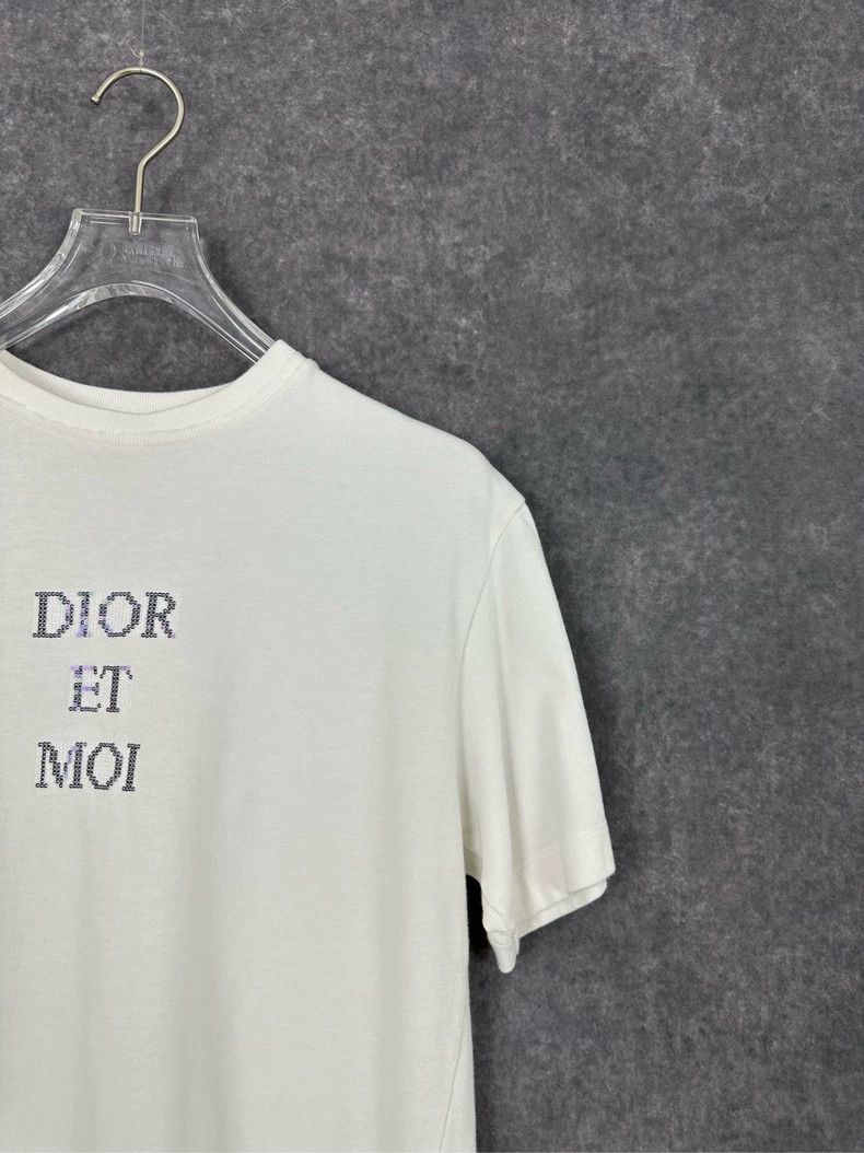 Dior Dior Embroidered Sequin Short Sleeve Tee Size US L / EU 52-54 / 3 - 5 Thumbnail