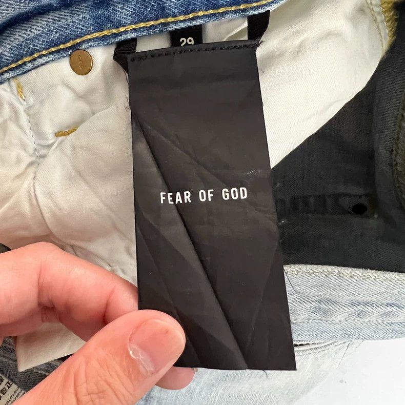 Fear of God Fear Of God Distressed Denim Jeans Size US 29 - 4 Thumbnail