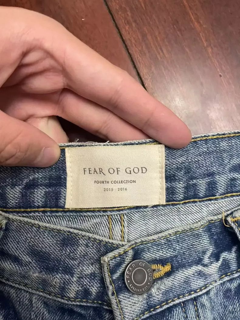 Fear of God Fear of God 4th Season Blue Jeans Size US 33 - 2 Thumbnail