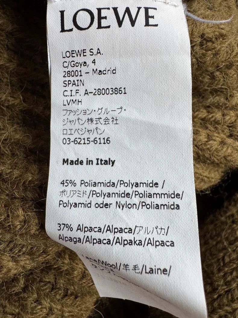 Loewe Loewe Green White Wool Sweater Size US M / EU 48-50 / 2 - 3 Thumbnail
