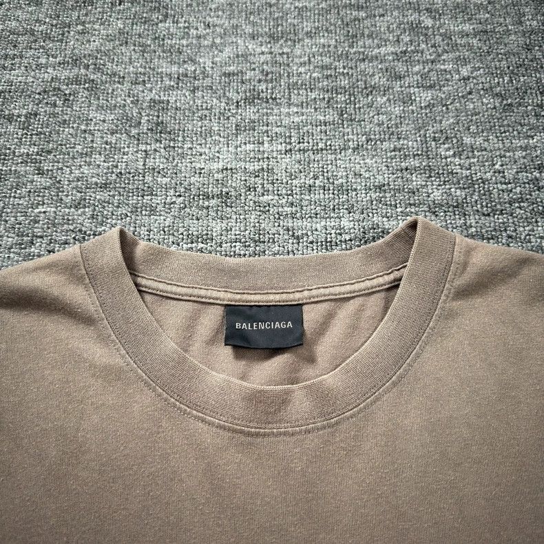 Balenciaga Balenciaga Brown BB Lock Short Sleeve Size US M / EU 48-50 / 2 - 2 Thumbnail