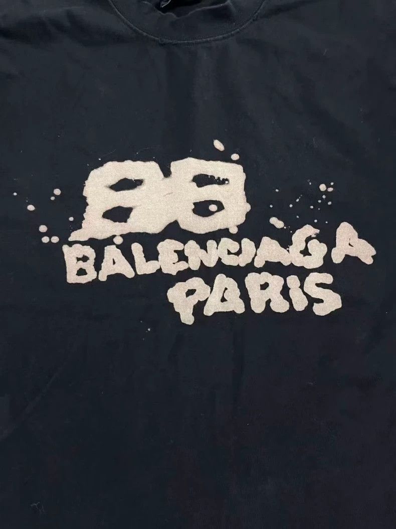 Balenciaga Balenciaga Logo Print Short Sleeve T-Shirt Size US XS / EU 42 / 0 - 3 Thumbnail