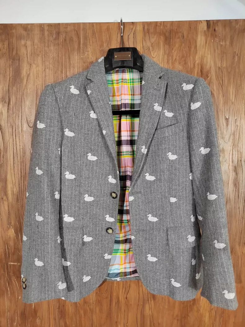 Thom Browne KOE x Thom Browne Duck Print Blazer Size US S / EU 44-46 / 1 - 2 Thumbnail
