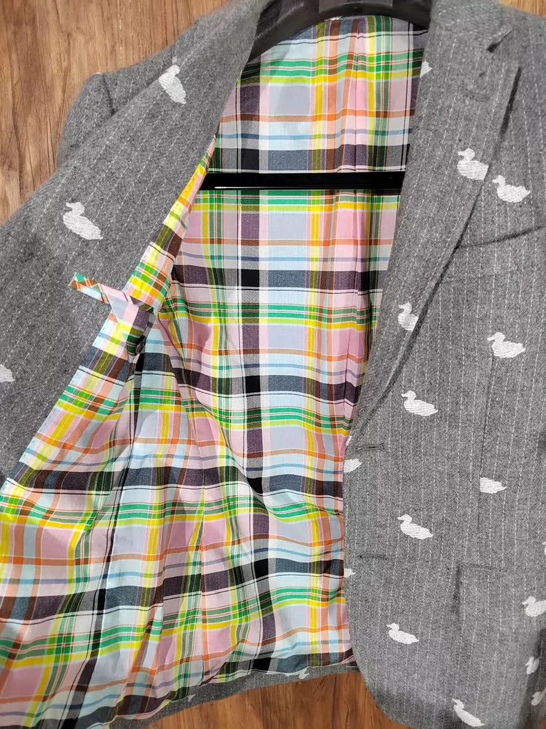 Thom Browne KOE x Thom Browne Duck Print Blazer Size US S / EU 44-46 / 1 - 3 Thumbnail