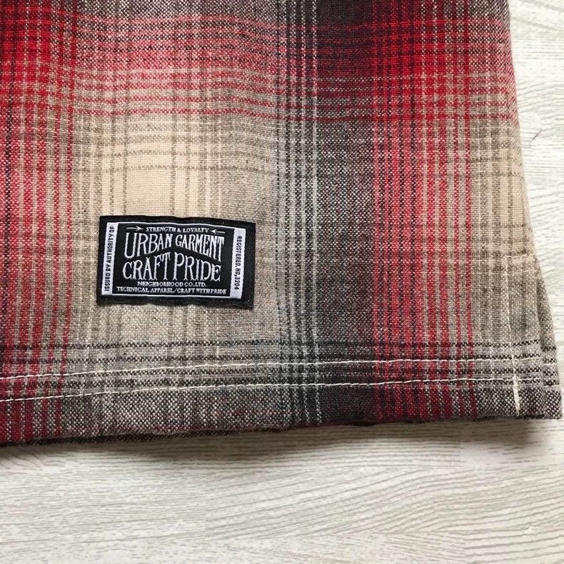 Neighborhood Neighborhood 09AW Wool Check Shirt S Size US S / EU 44-46 / 1 - 5 Thumbnail