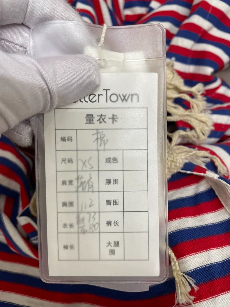 Loewe Loewe Red White Stripe Hooded Dress XS Size US XS / EU 42 / 0 - 7 Thumbnail