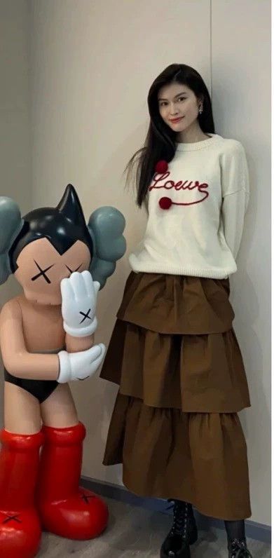 Loewe Loewe Beige Red Ball Cashmere Sweater Size US M / EU 48-50 / 2 - 9 Thumbnail