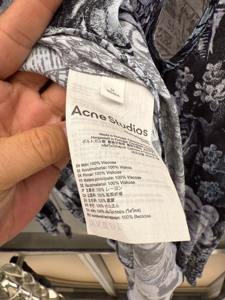 Acne Studios Acne Studios 25SS Printed Dress Size US S / EU 44-46 / 1 - 5 Thumbnail