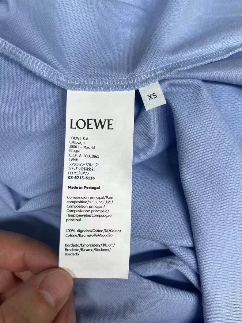 Loewe LOEWE Logo Embroidered Crewneck Tee Size US XS / EU 42 / 0 - 6 Thumbnail
